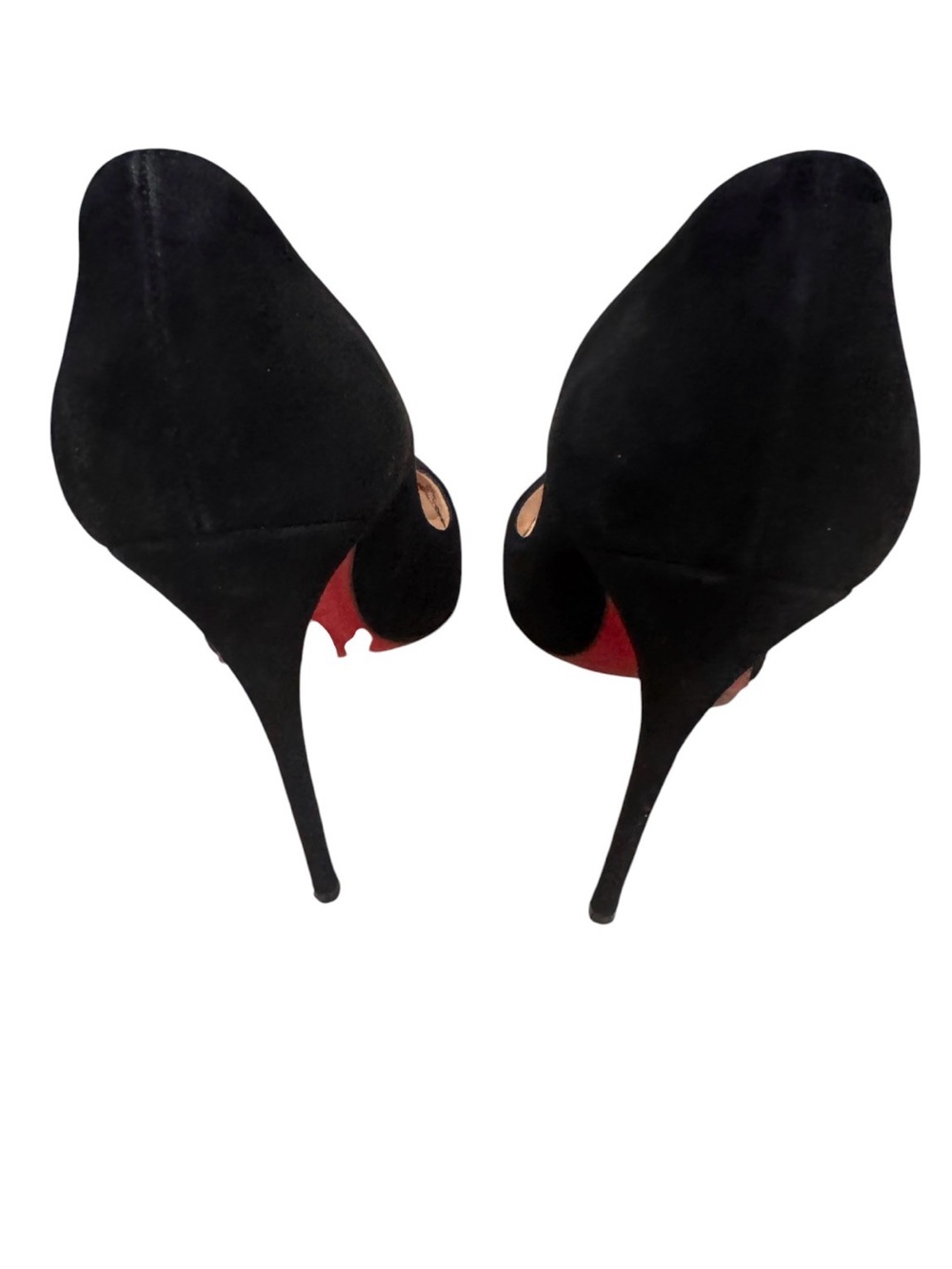 Black Suede High Heel Pumps - Elegant Women's Stiletto